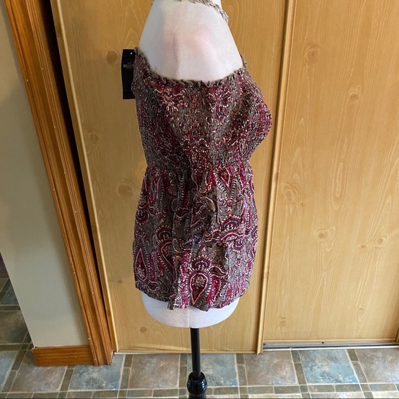 Hollister • Paisley Ruched Blouse - Picture 4 of 9